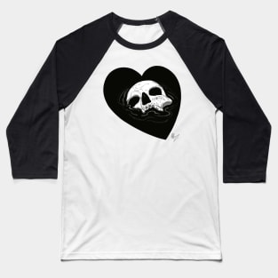 Drowning Skull Baseball T-Shirt